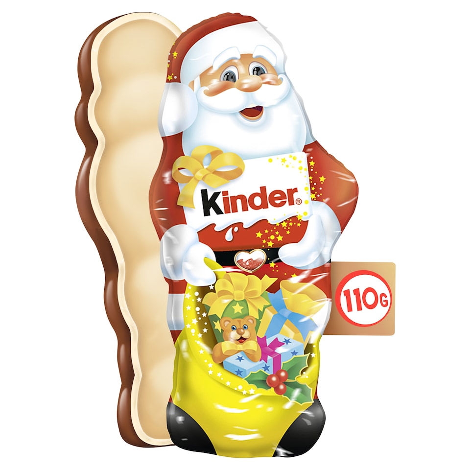 image 1 of Kinder Milk Chocolate Santa 110g