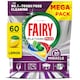 image 1 of Fairy Platinum Plus 30 Minute Miracle Lemon 60 Dishwasher Tablets 988g