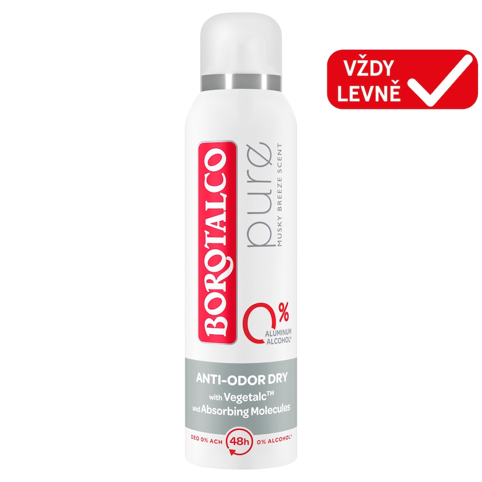 Borotalco Pure Musky Breeze Scent Deodorant Spray 150ml