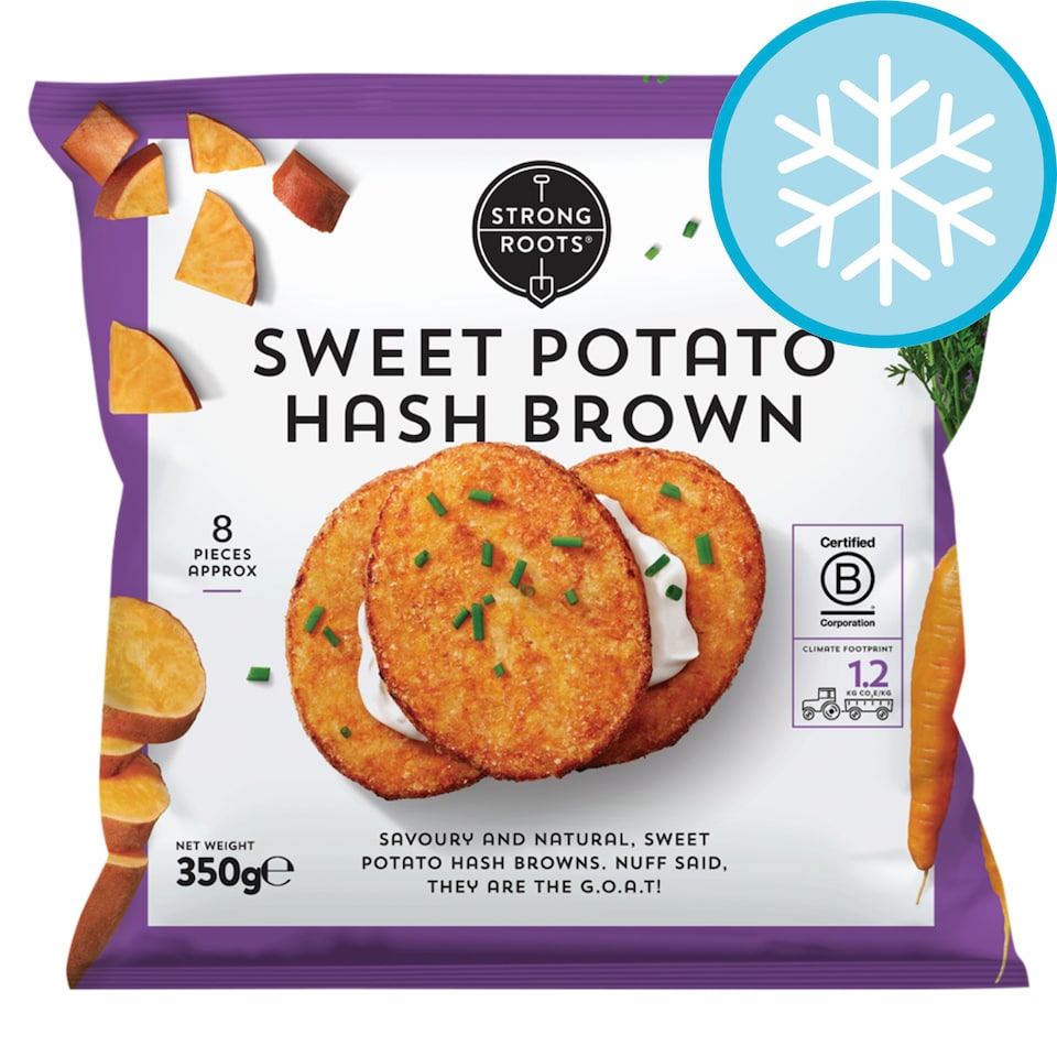 Strong Roots Sweet Potato Hash Brown 350G