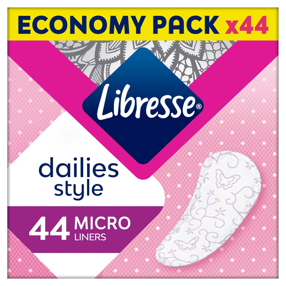image 1 of Libresse Dailies Style Micro Pantyliners 44 pcs