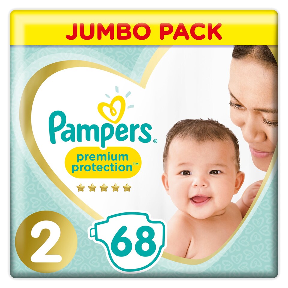 image 1 of Pampers New Baby Large Pack Size 2 68 Nappies