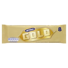 McVitie's Gold Chocolate Biscuit Bars Multipack, 8 Pack 176g