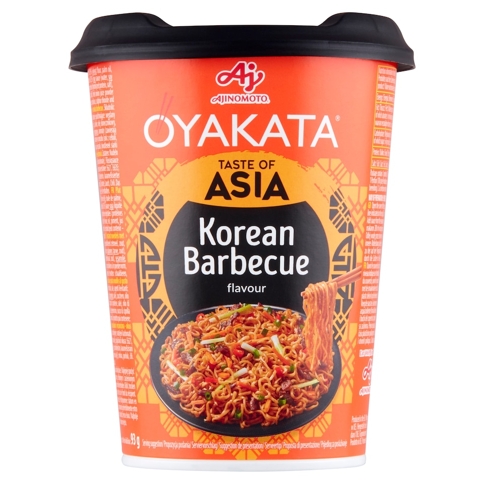 AJINOMOTO Oyakata Taste of Asia Pot Noodles - Korean Barbecue 93g