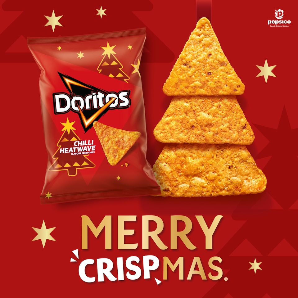 image 1 of Doritos Tortilla Chips Chilli Heatwave Sharing Bag Crisps 180g