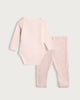 image 2 of Disney Bambi 2-Piece Cotton Rich Bodysuit and Leggings Set in Multi Pink