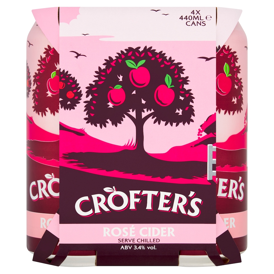 Crofter's Rose Cider 4x440ml