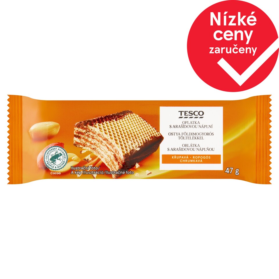Tesco Oplatka s arašídovou náplní 47g