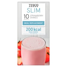 Tesco Slim Strawberry Shakes Meal Replacement 10 x 29g