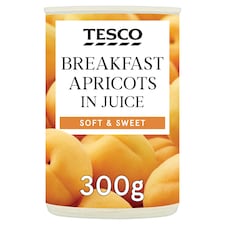 Tesco Breakfast Apricots In Juice 300G