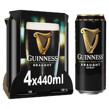 Guinness Draught Stout Beer N.I.Can 4.1% Vol 4x440ml