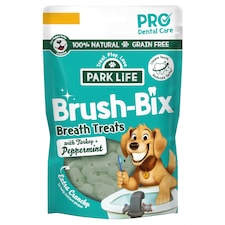 PARK LIFE Brush-Bix Dental Breath Treats For Dogs 100g