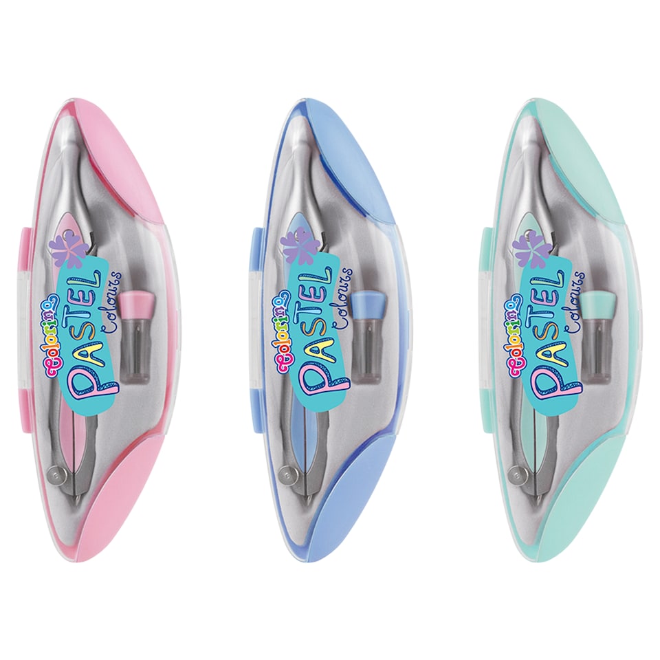 Colorino Pastel Colours Geometry Set