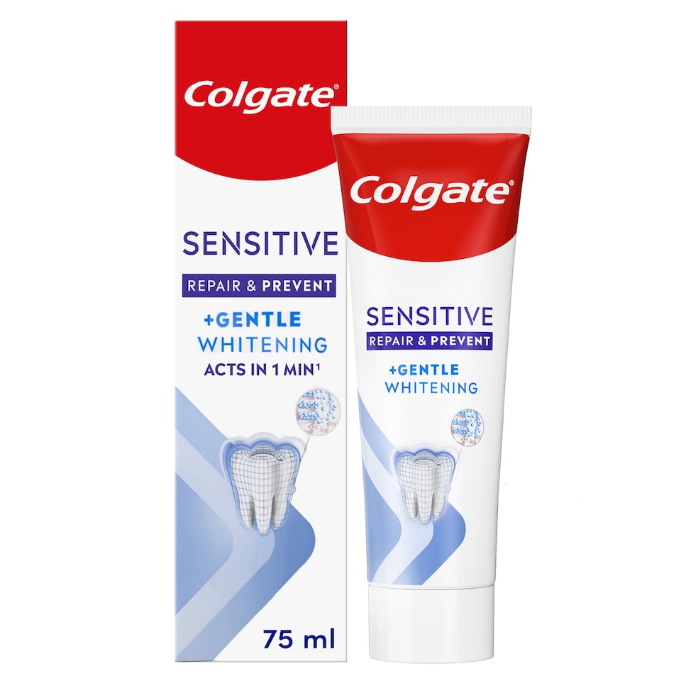 image 1 of Colgate Sensitive Repair & Prevent + Gentle Whitening Toothpaste 75ml