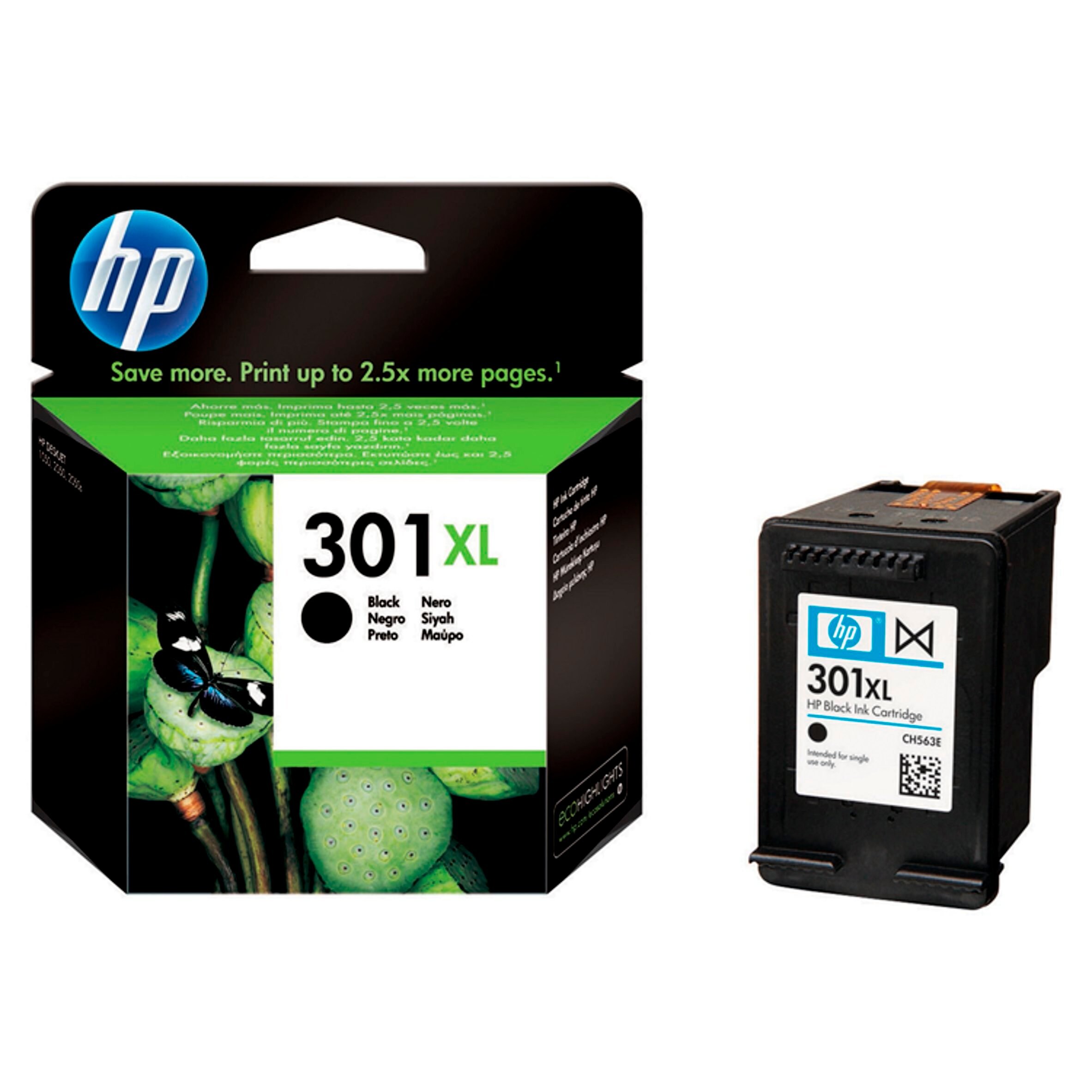 Hp 301 Xl Black Printer Ink Cartridge 