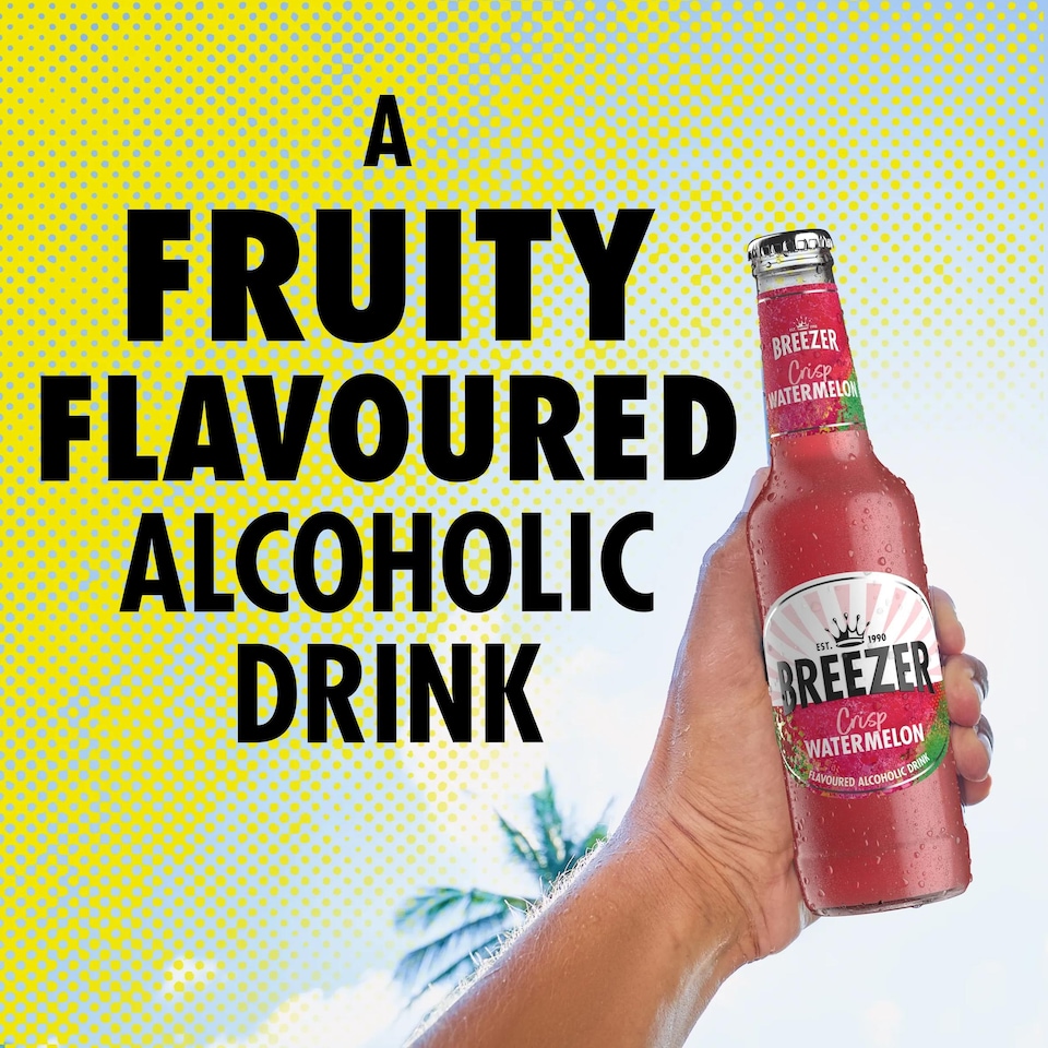 image 1 of Breezer Crisp Watermelon 275ml