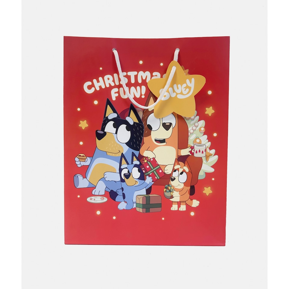image 1 of Bluey Large Christmas Gift Bag