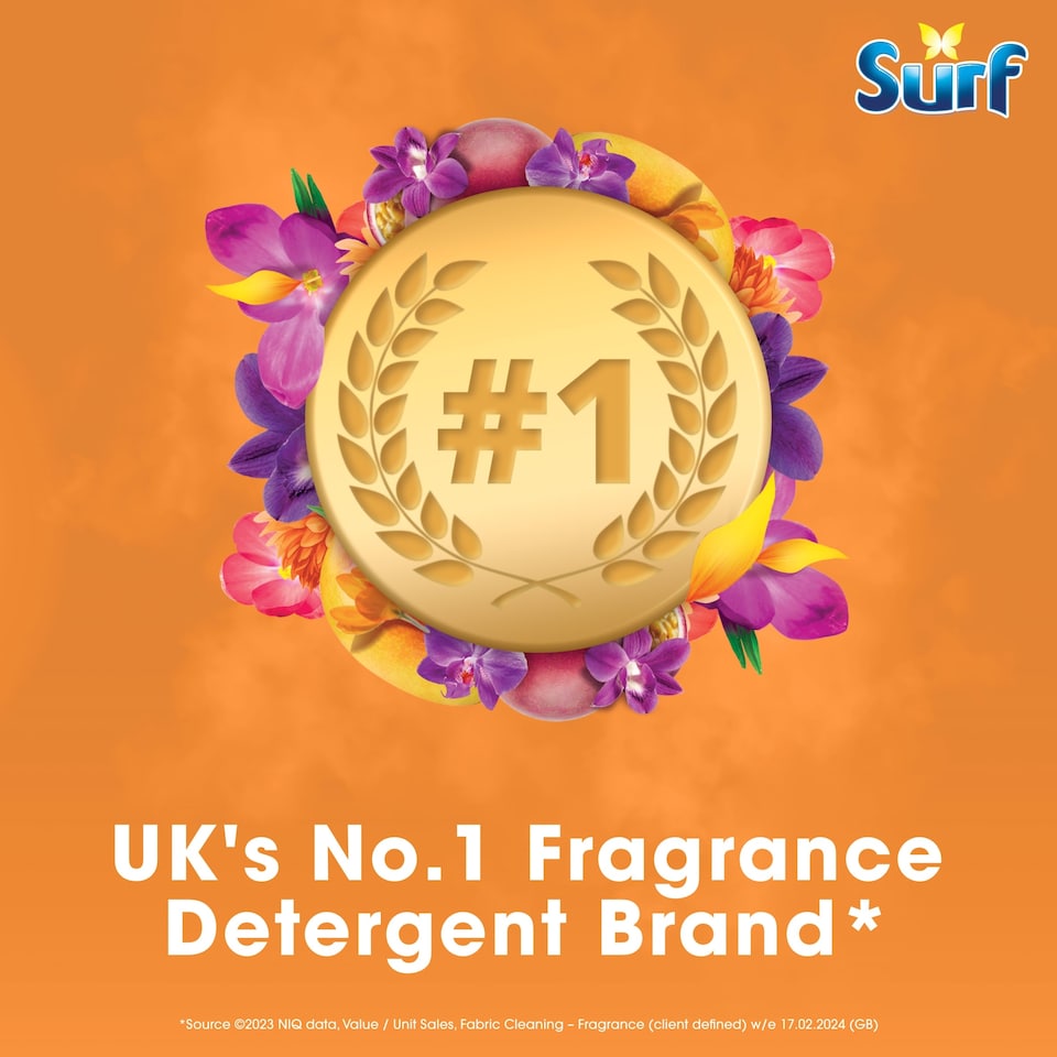 image 1 of Surf Passion Bloom Liquid Laundry Detergent 24 Washes 648ml
