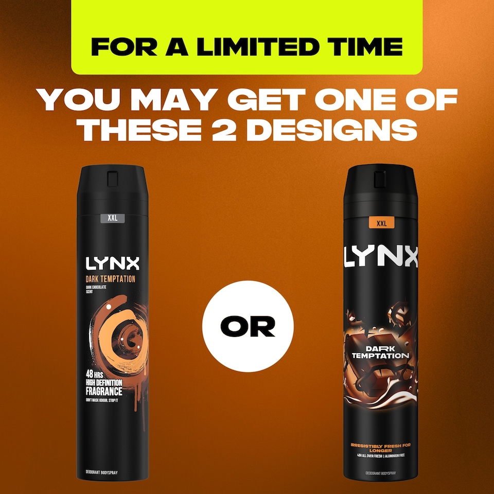 image 1 of Lynx Dark Temptation 48h Deodorant Bodyspray 150ml