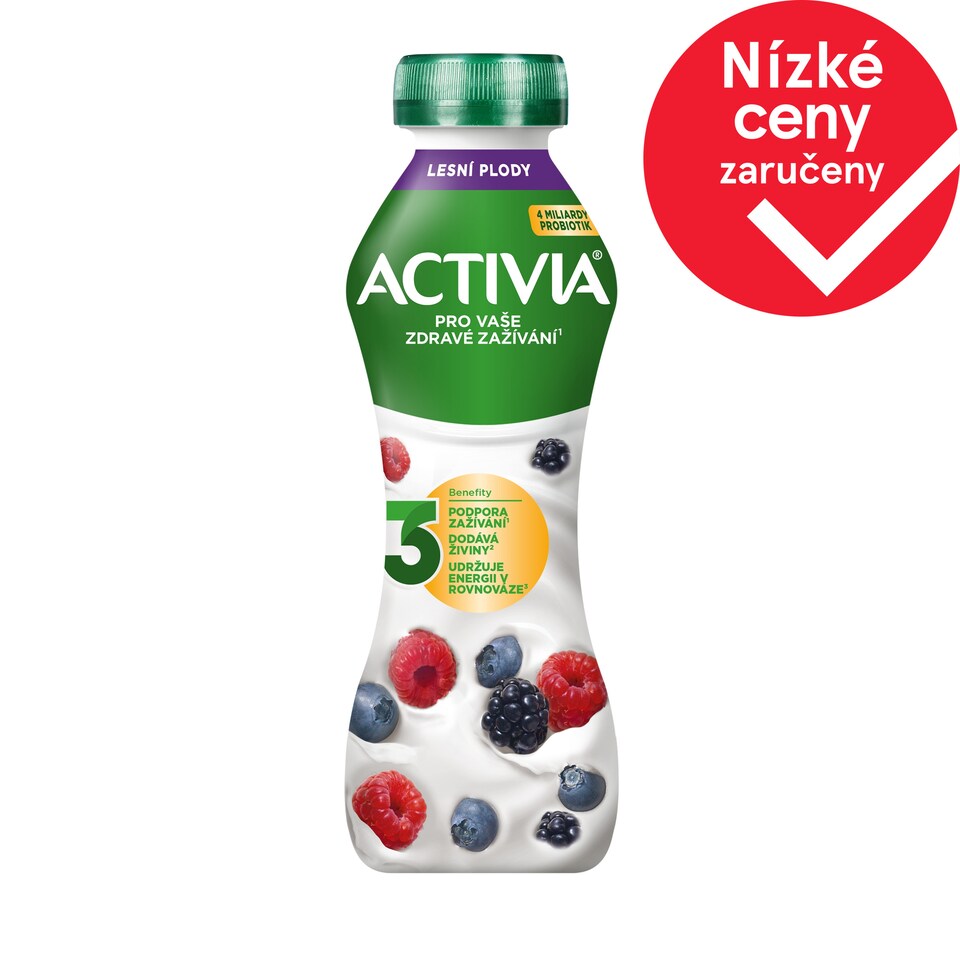 ACTIVIA Nápoj Lesní plody 280g