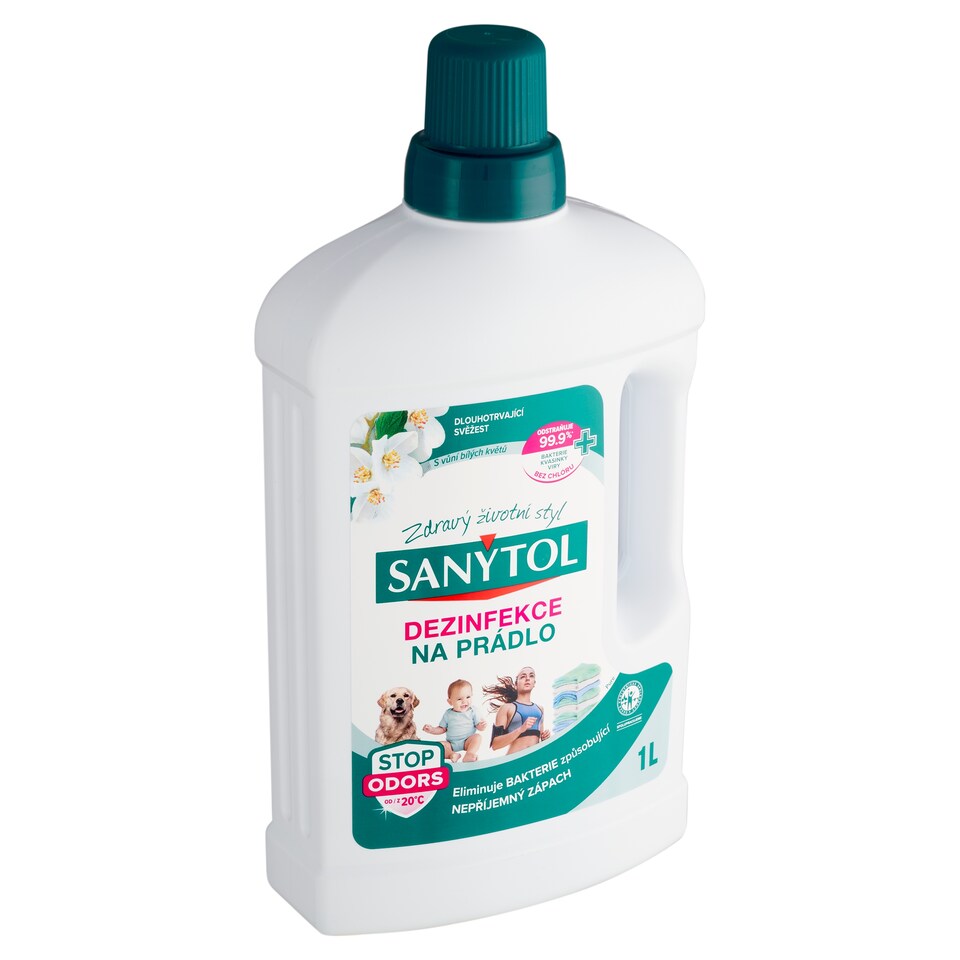 image 1 of Sanytol Disinfectant for Linen with the Scent of White Flowers 1L