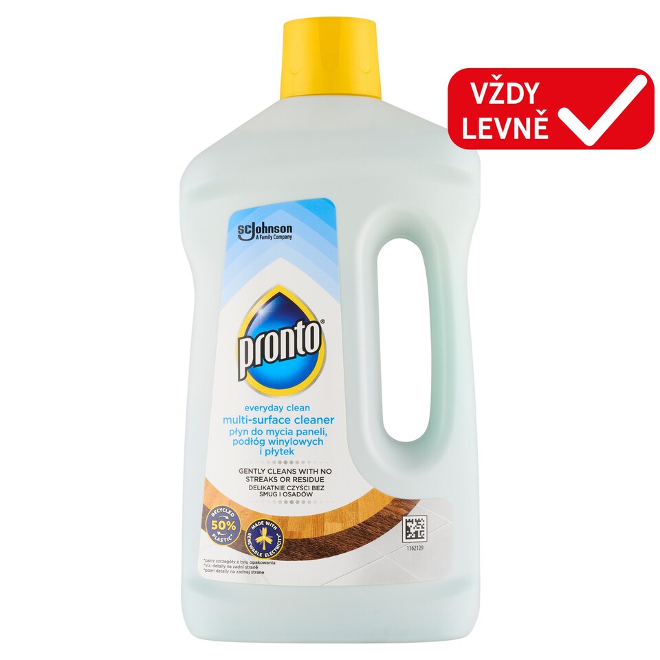 Obrázek 1 pro produkt Pronto Everyday Clean čistič na laminátovou, vinylovou podlahu a dlažby 750ml