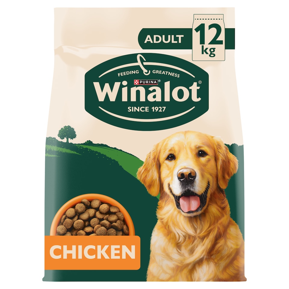 image 1 of WINALOT Chicken Dry Dog Food 12kg