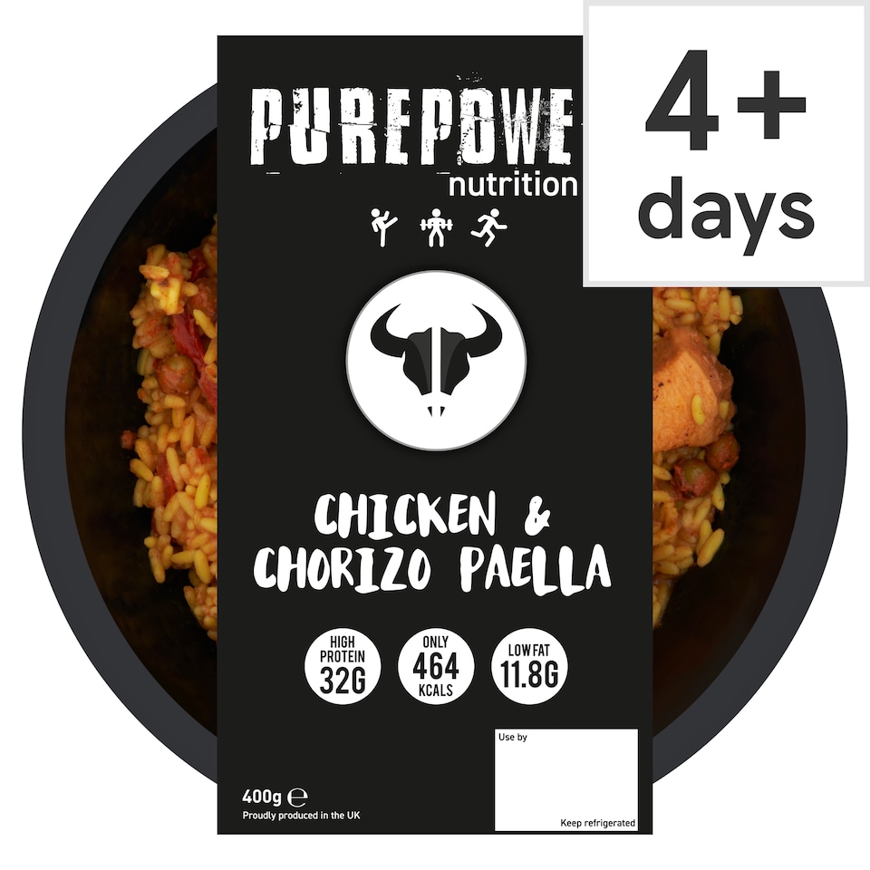 PUREPOWER NUTRITION CHICKEN & CHORIZO PAELLA 400g