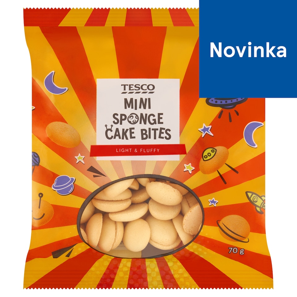 Tesco Mini Sponge Cake Bites 70 g