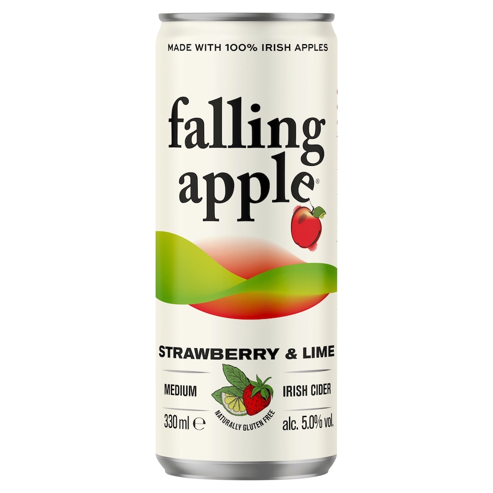 Falling Apple Strawberry and Lime Cider 330ML
