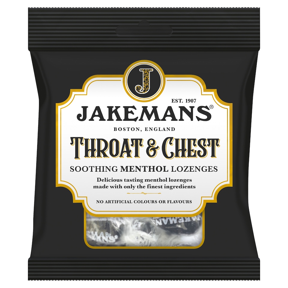 Jakemans Throat And Chest Menthol Lozenges 73G