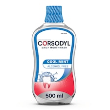 Corsodyl Cool Mint Gum Care Alcohol Free 500Ml