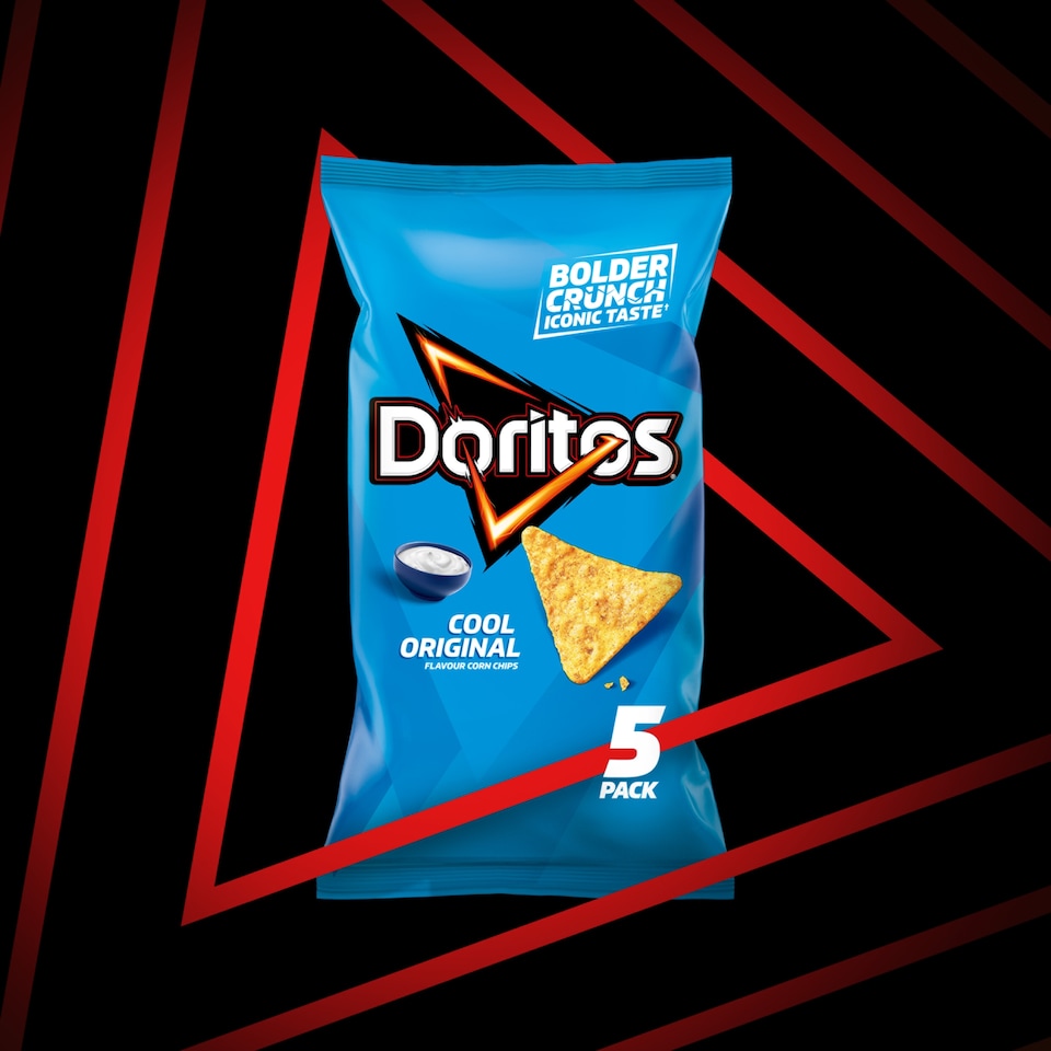 image 1 of Doritos Cool Original Tortilla Chips Multipack Crisps 5x30g