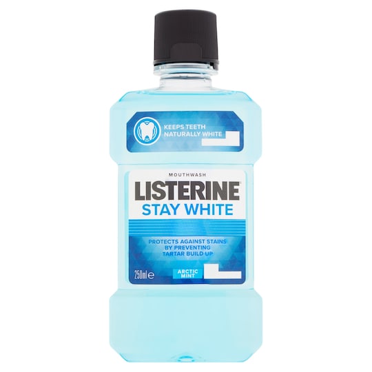 Listerine Stay White Mouthwash Tesco Groceries