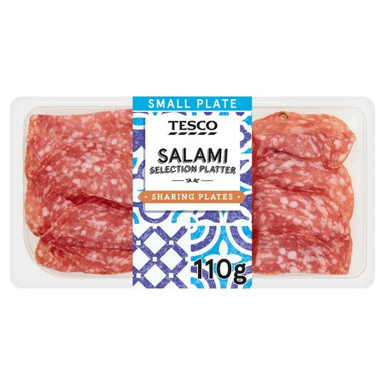 Tesco Salami Selection Platter 110G Tesco Groceries