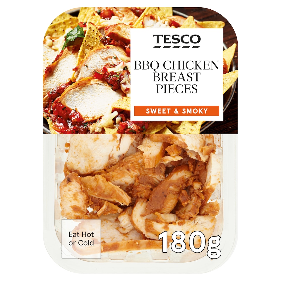 image 1 of Tesco Bbq Cooked Chicken Breast Chunks 180G