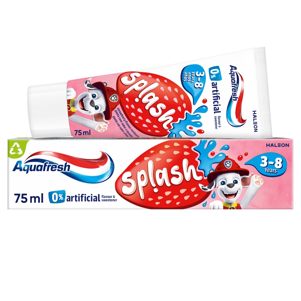 image 1 of Aquafresh 3-8Yrs Strawberry & Mint Toothpaste 75Ml