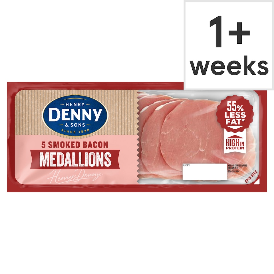 Denny 5 Smoked Bacon Medallions 150g