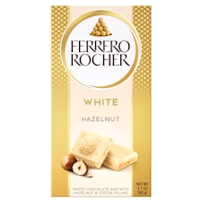 Ferrero Rocher White Chocolate Hazelnut Bar 90g