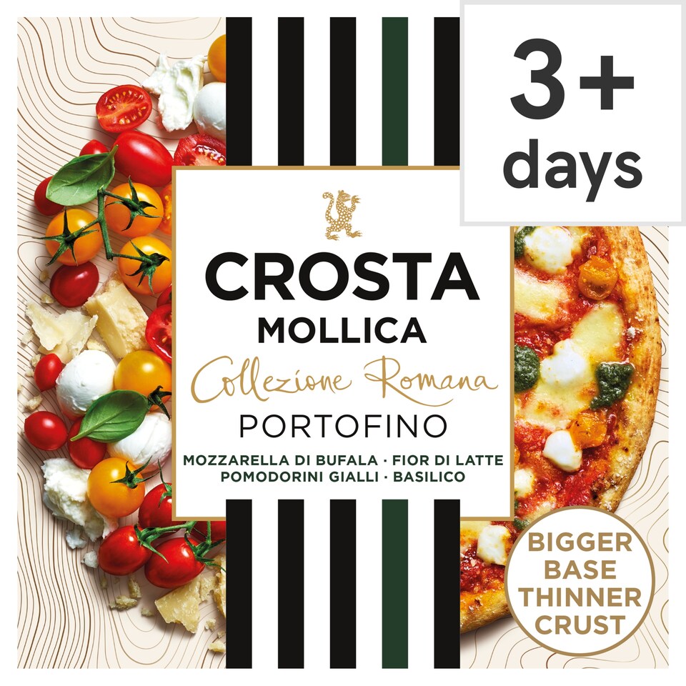 image 1 of Crosta Mollica Collezione Romana Portofino Pizza - Tomato & Mozzarella 516g