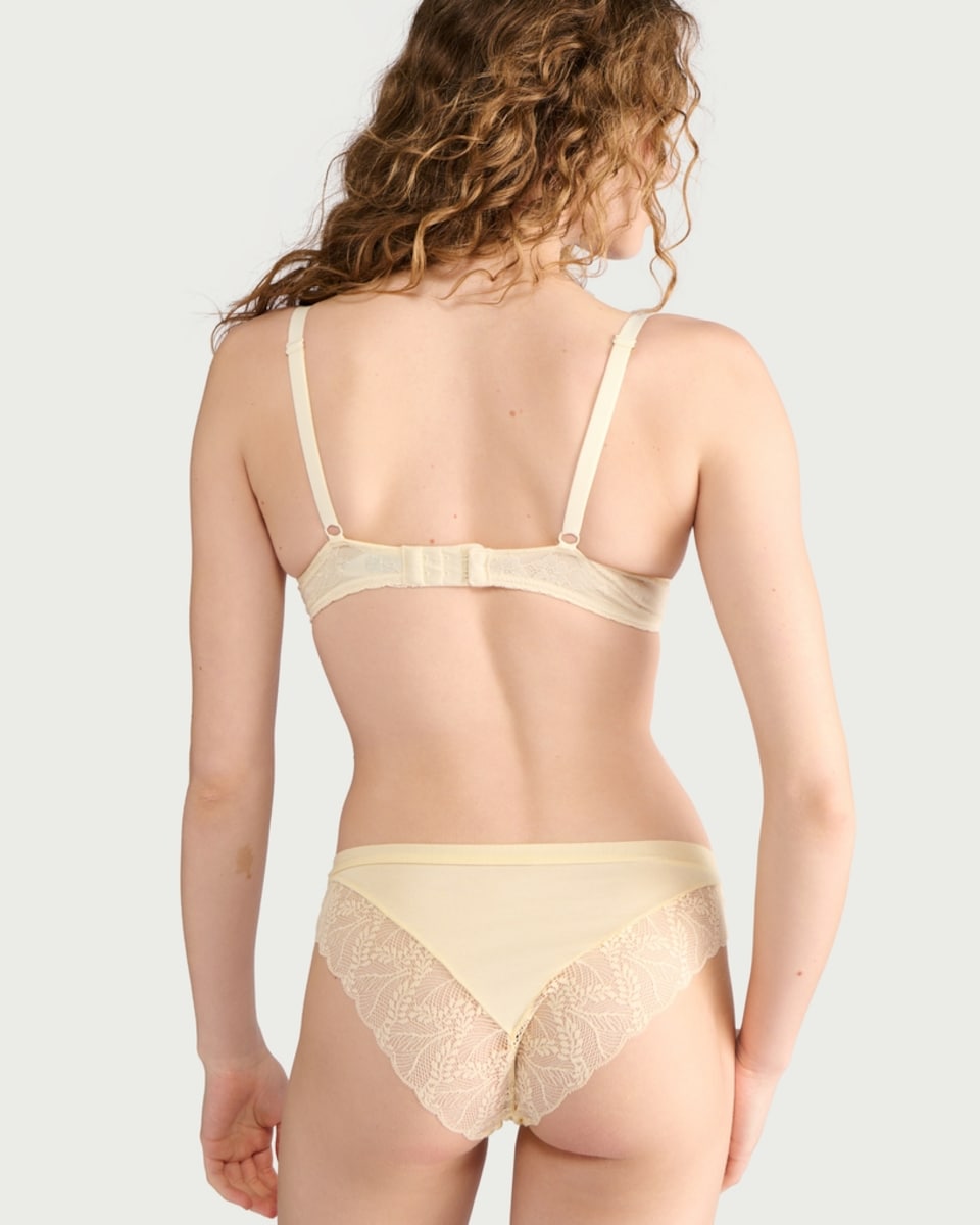 image 1 of F&F 3-Pack Lace Trim Brief Knickers in Multi