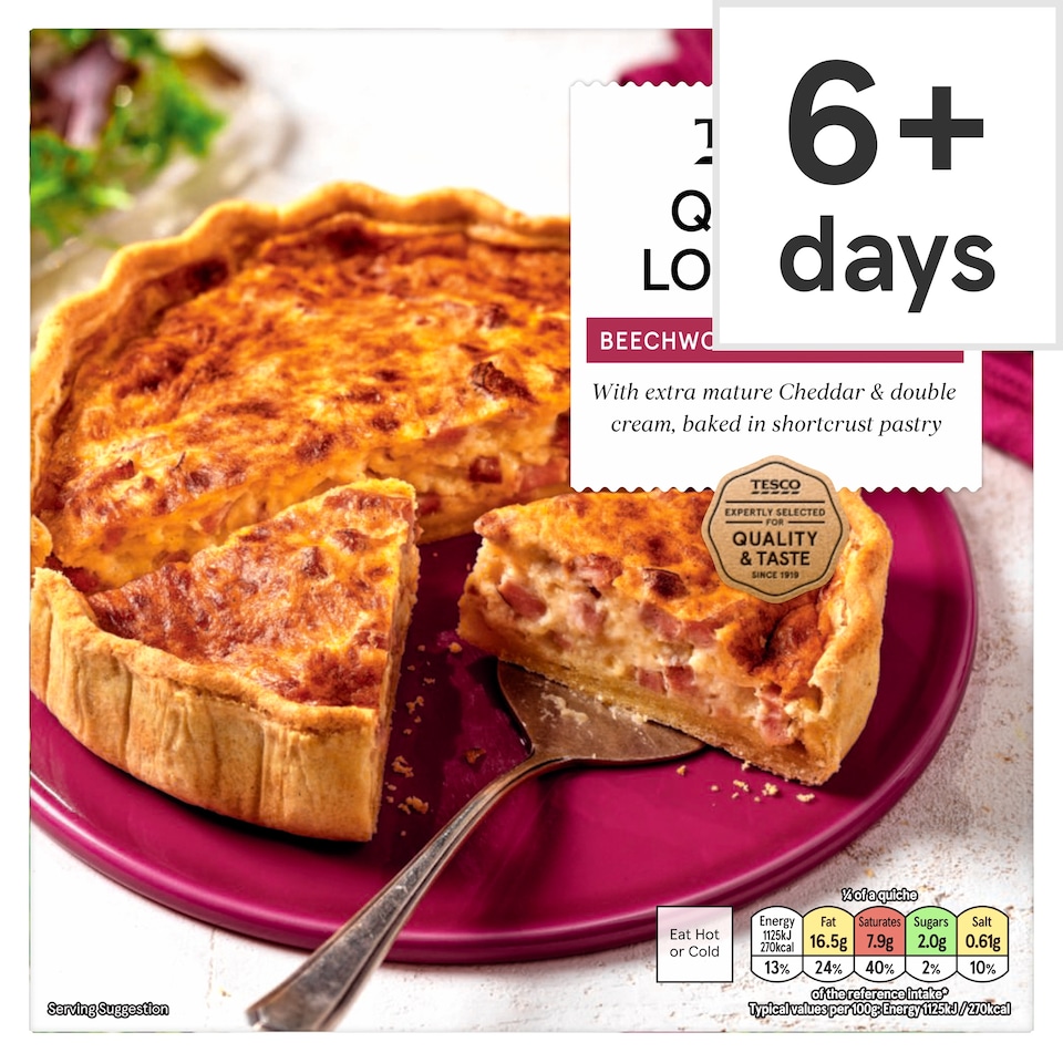 Tesco Quiche-Lorraine 400g