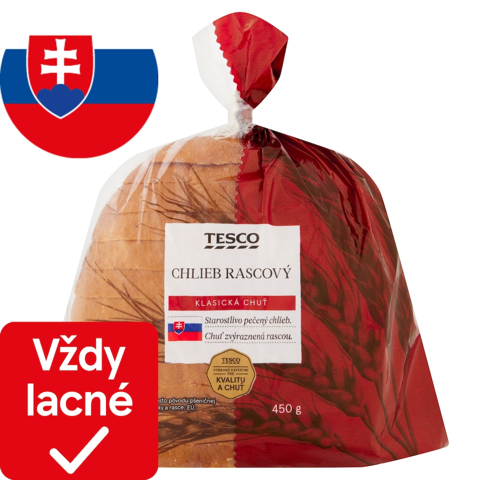 Tesco Chlieb rascový 450 g