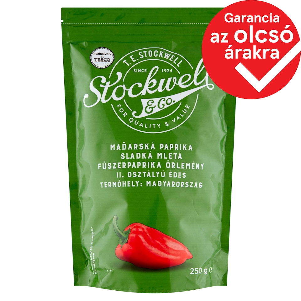 Stockwell & Co. II. osztályú édes fűszerpaprika őrlemény 250 g