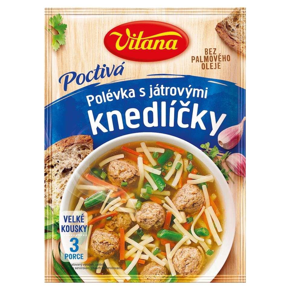 Vitana Poctivá polévka s játrovými knedlíčky 88g