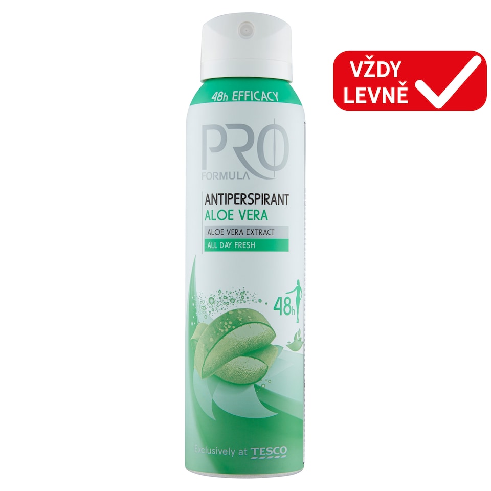Tesco Pro Formula Aloe Vera Antiperspirant 150ml