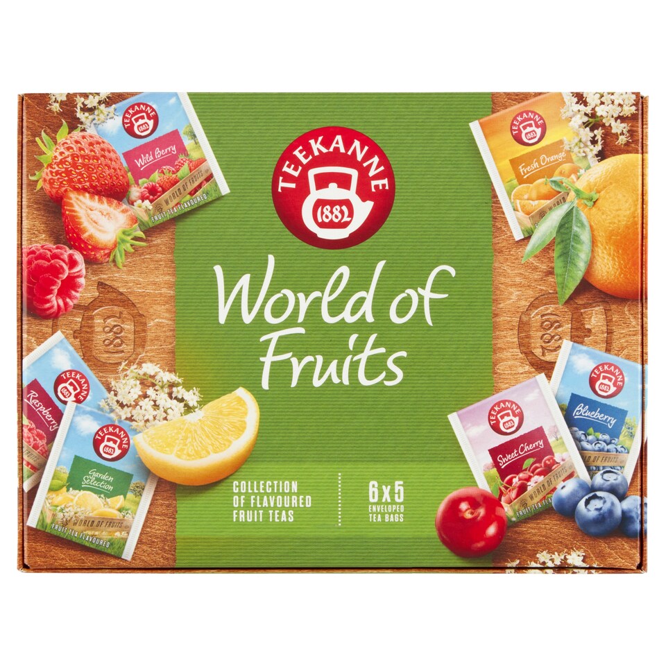 Obrázek 1 pro produkt Teekanne World of Fruits Kolekce čajů 6 x 5 sáčků 68,75g