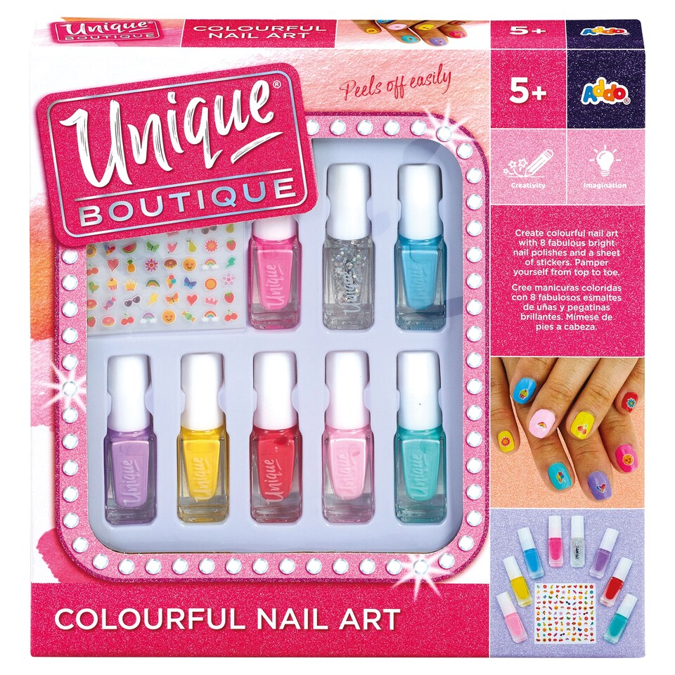 Addo Unique Boutique Colourful Nail Art