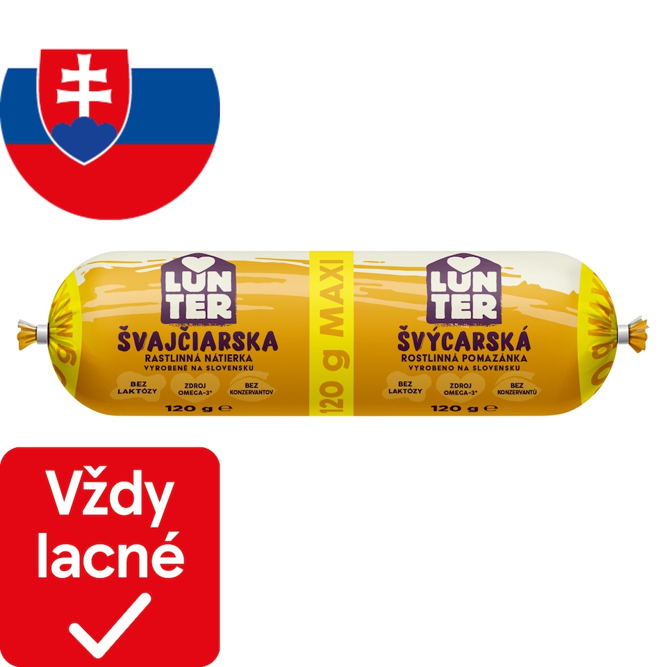 LUNTER Švajčiarska nátierka MAXI 120 g