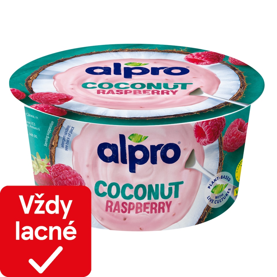 ALPRO Kokosový Fermentovaný Výrobok Malina 120g